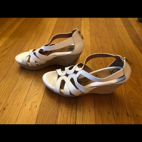 Sofft White Mariana wedge comfortable Espadrille - Picture 3 of 6